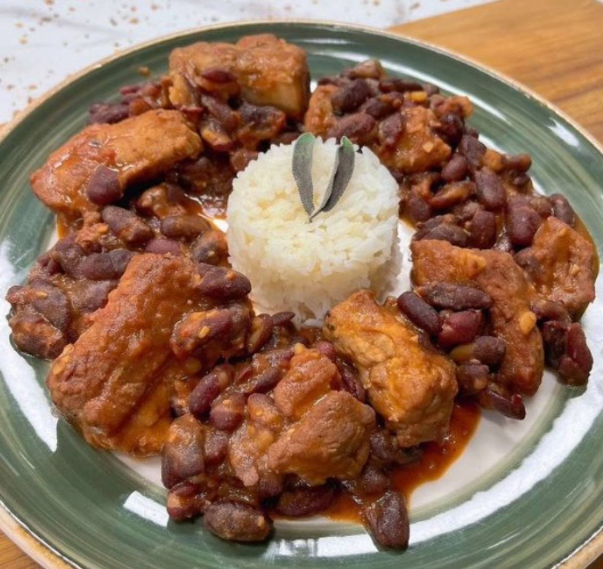 Receita De Costelinha Su Na Feij O Vermelho E Arroz Do The Chef