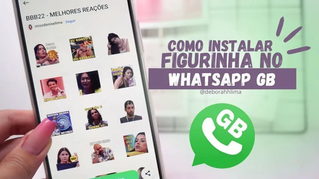 Qual o melhor aplicativo de figurinhas para WhatsApp GB?