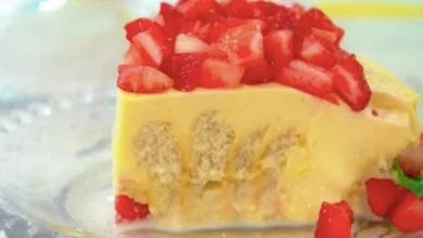 Torta de Biscoito de Champanhe