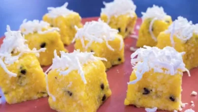 Cocada de Cuscuz com maracujá