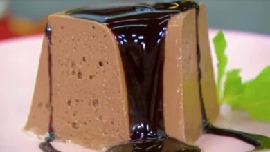 Pudim de Banana e Chocolate