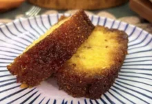 Bolo de Mandioca Caramelado