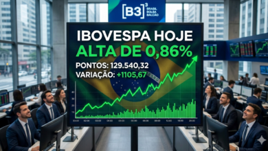 Ibovespa hoje com alta de 0,86%